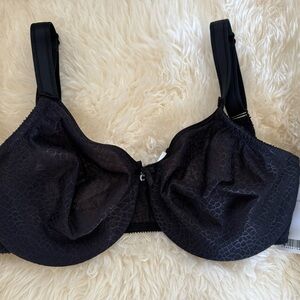 Chantelle Black Bra Size 32DDDD